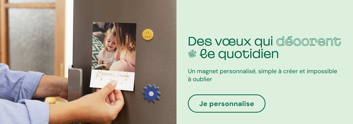 Magnet Carte de voeux