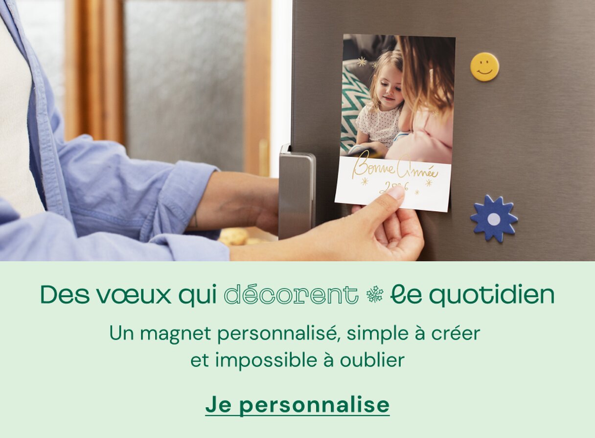 Magnet Carte de voeux
