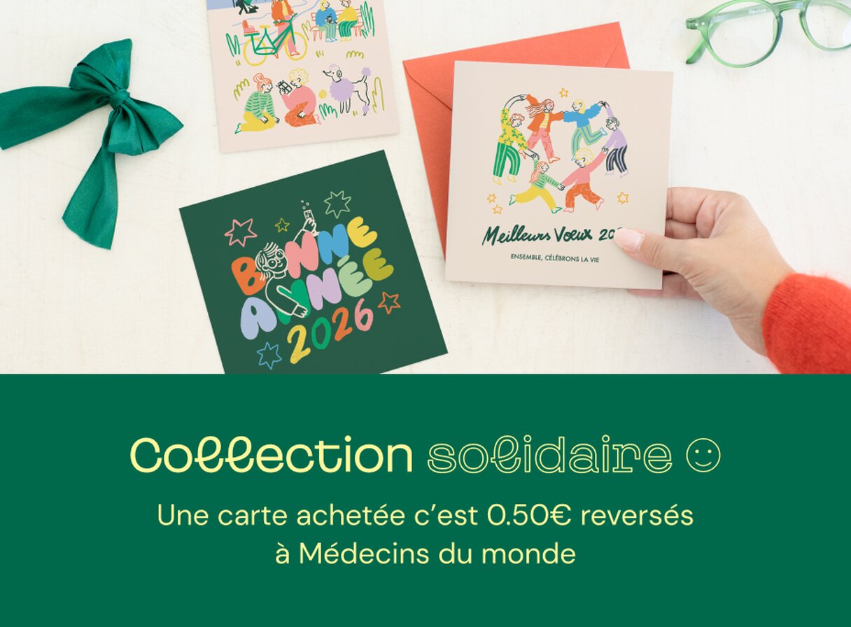 Cartes de voeux solidaires