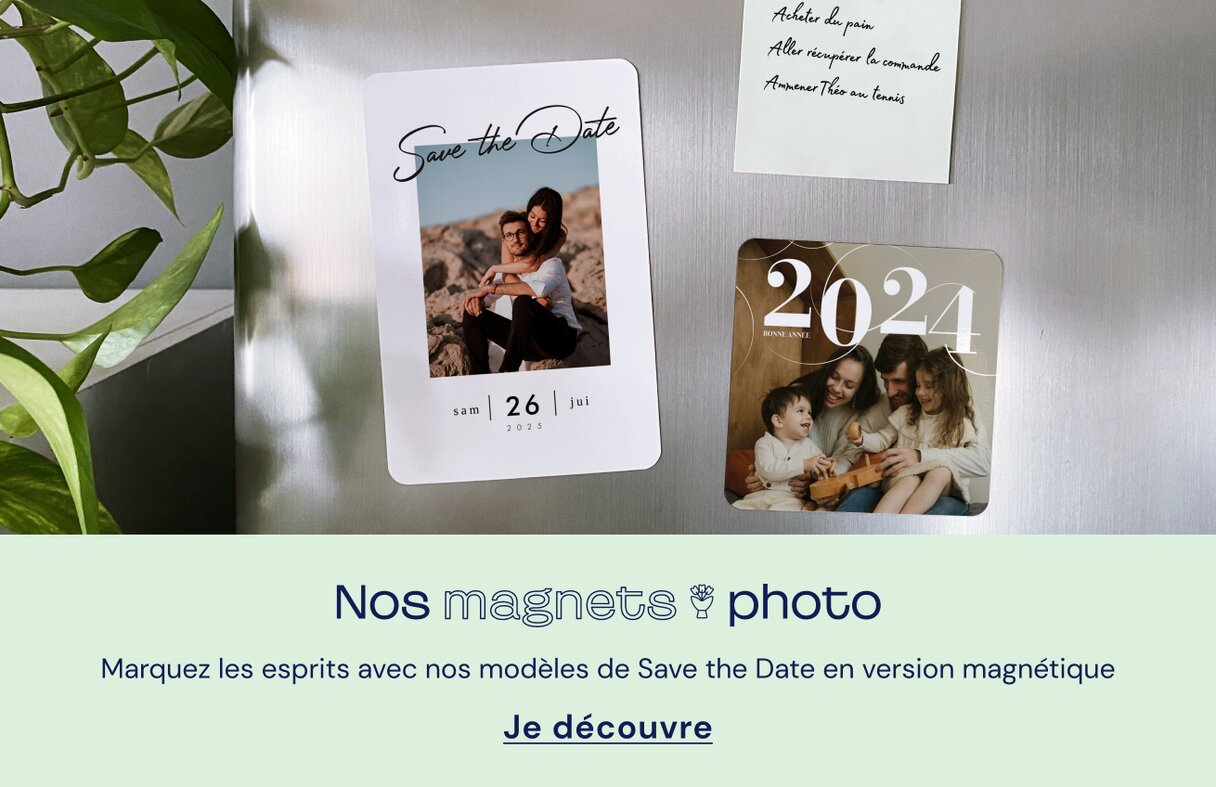 Save the date magnets photo