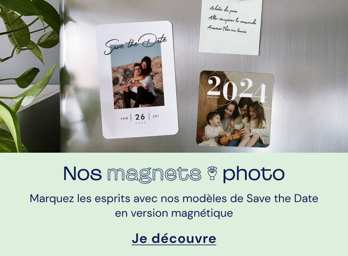 Save the date magnets photo