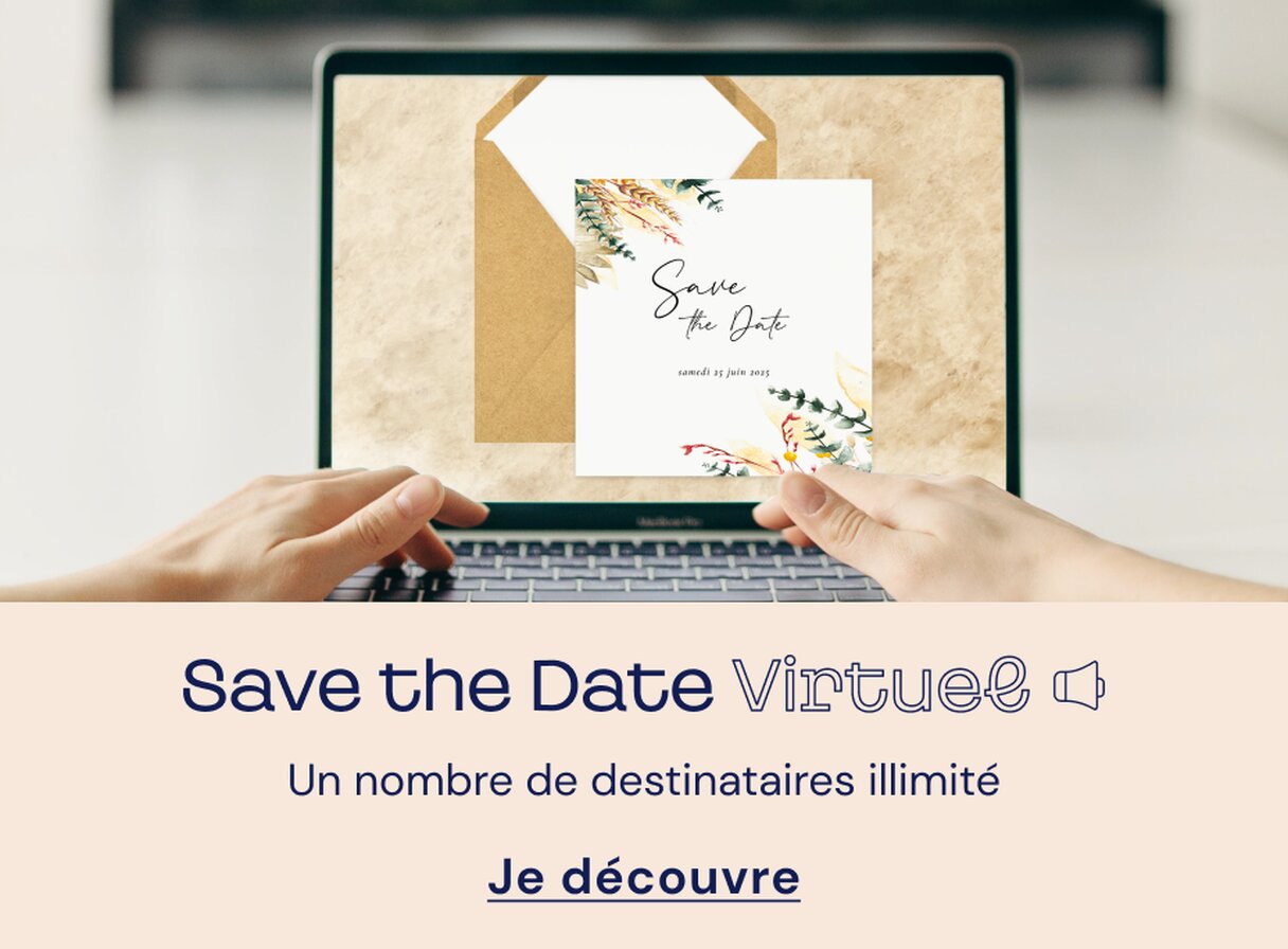 Save the date virtuel