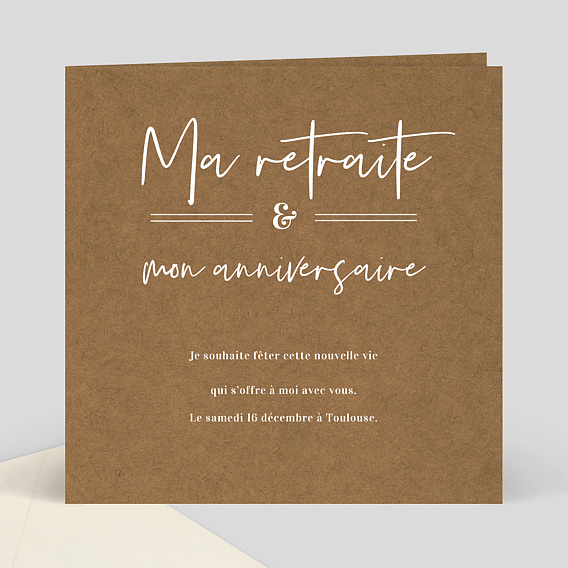 Texte Invitation Anniversaire Retraite Popcarte