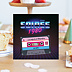 Invitation anniversaire Cassette 80's Avant 1