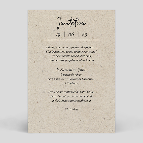 L'esprit vient en jouant: [Anniversaire] Carte d'invitation à la