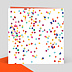 Invitation anniversaire Confettis Colorés Verso