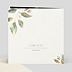 Invitation anniversaire Feuilles de jade Verso