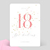 Invitation anniversaire Milestone Petits Pois