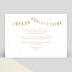 Invitation anniversaire Guirlande Verso