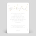 Invitation anniversaire Milestone Petits Pois Verso