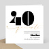 Invitation anniversaire 40 ans Moderne