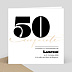 Invitation anniversaire 50 ans Moderne