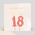 Invitation anniversaire Bougie Chiffres