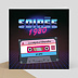 Invitation anniversaire Cassette 80's