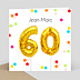 Invitation anniversaire Party 60