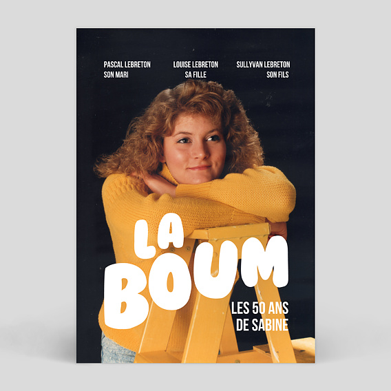Invitation anniversaire La Boum