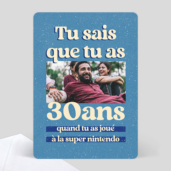 Invitation anniversaire Tu sais que tu as 40 ans