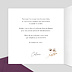 Invitation anniversaire Couronne de fleurs avec graines Intérieur Gauche