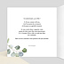 Invitation anniversaire Couronne Eucalyptus Graines à planter Intérieur Gauche