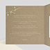 Invitation anniversaire Eucalyptus élégant avec graines Intérieur Gauche