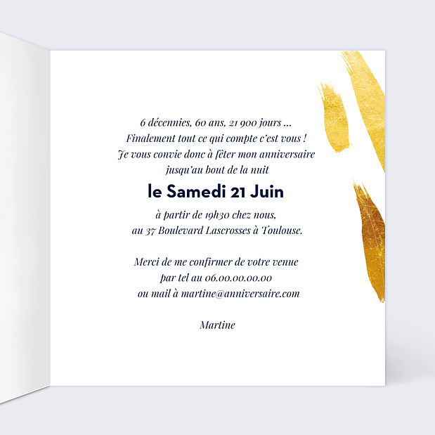 Invitation Anniversaire Citation Anniversaire Popcarte