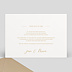 Invitation anniversaire mariage Lettering Verso