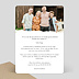 Invitation anniversaire mariage Manuscrite Verso