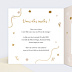 Invitation anniversaire mariage Cultiver l’amour Intérieur Gauche