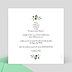 Invitation anniversaire mariage Petite Couronne Eucalyptus Verso