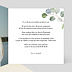 Invitation anniversaire mariage Couronne Ocre Eucalyptus Intérieur Droit