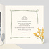 Invitation anniversaire mariage Jardin Aquarelle Intérieur Droit