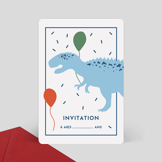 Carte d'invitation anniversaire Joueur - Popcarte
