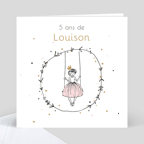 Popcarte 16 Cartes Dinvitation Anniversaire Fille Avec Enveloppes Bal De Princesse Fournitures De Loisirs Creatifs Loisirs Creatifs