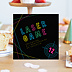 Invitation Anniversaire Enfant Laser Game Coloré Avant 1