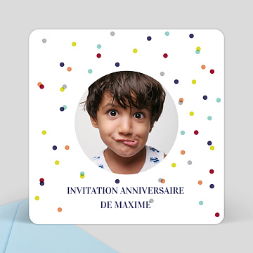 Invitation Anniversaire 10 Ans Popcarte