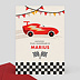 Invitation Anniversaire Enfant Voiture de Course