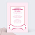 Invitation anniversaire enfant Patrouille party rose Verso