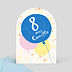 Invitation Anniversaire Enfant Gros ballons