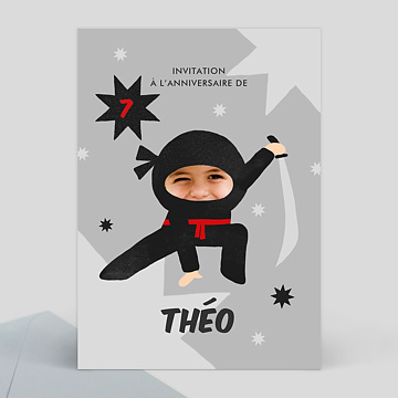 Invitation Anniversaire Enfant Super Heros Popcarte