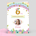 Invitation Anniversaire Enfant Arc-en-Ciel