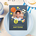 Invitation Anniversaire Enfant Sportif Avant 1