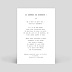 Invitation anniversaire mariage Polaroid Simple Verso