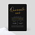 Invitation anniversaire mariage Quarante Chic