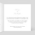 Invitation anniversaire mariage Dorure Eucalyptus Intérieur Droit