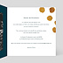 Invitation anniversaire mariage Graphique Chic Intérieur Droit