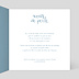 Invitation anniversaire mariage Typo Perle Intérieur Droit