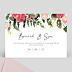 Carte Invitation EVJF Wild Flowers