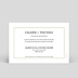 Cartes Invitation Mariage Graphique Verso