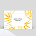 Cartes Invitation Mariage Feuilles d'Or