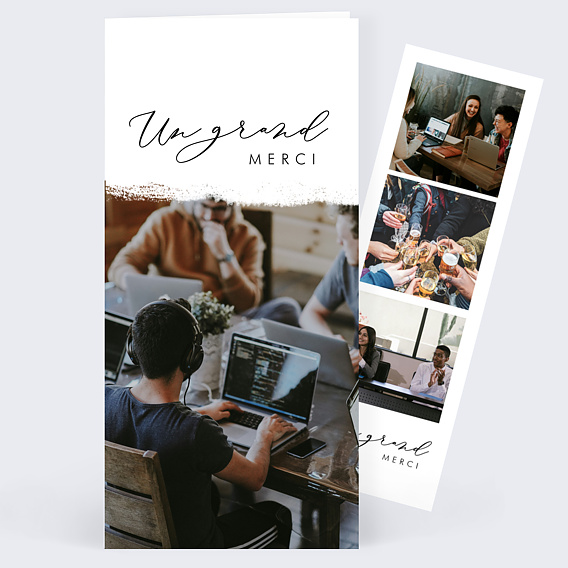 Invitation professionnelle Effet photo